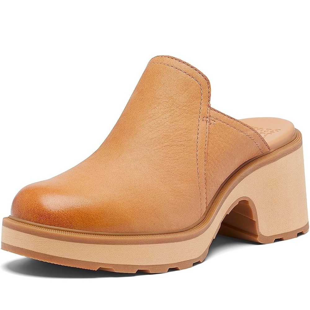 Sorel Women's Hi-Line Heel Mule Tawny Buff, Canoe